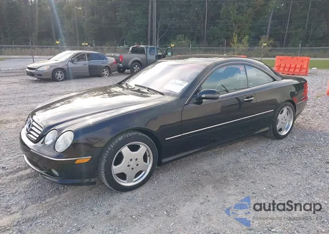 2002 Mercedes-Benz Cl 500 из США, поврежденный, VIN WDBPJ75J62A022599